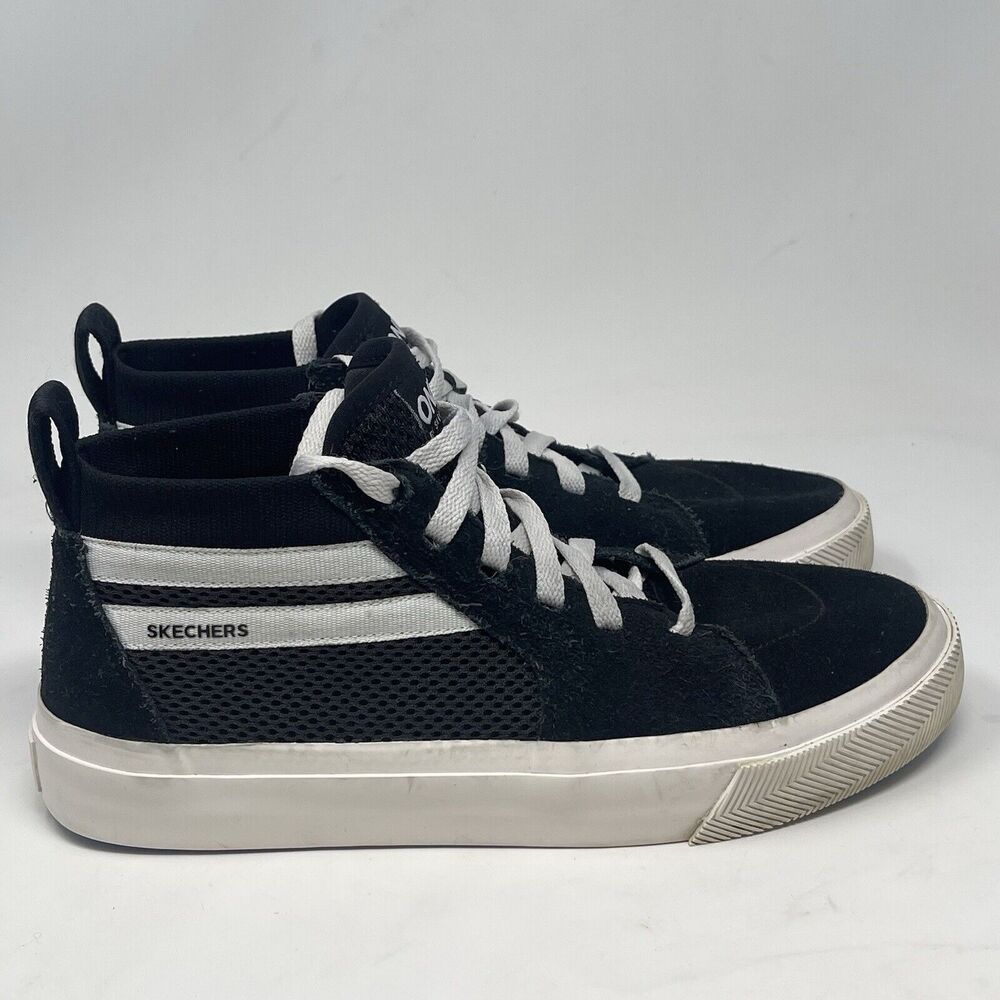 Skechers One Champ Ultra Shoes Womens 9 Black Suede Memory Foam Skate Sneakers